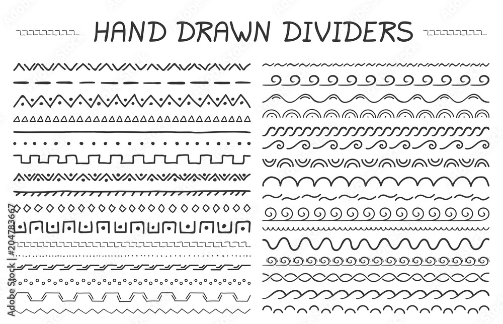 Hand Drawn Dividers