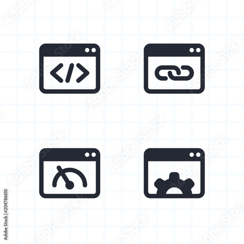 Windows & Settings - Cutout Icons . A set of professional, pixel-perfect icons. © micromaniac86