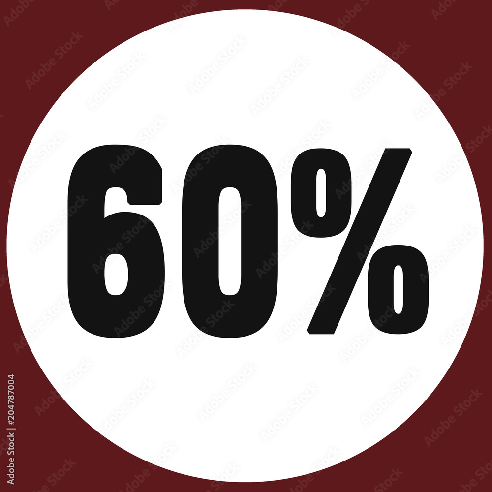 60% Percent Discount, Sale Up, Special Offer, Discount Tag. 60% Percent Discount, Sale Up, Special Offer, Discount Tag.