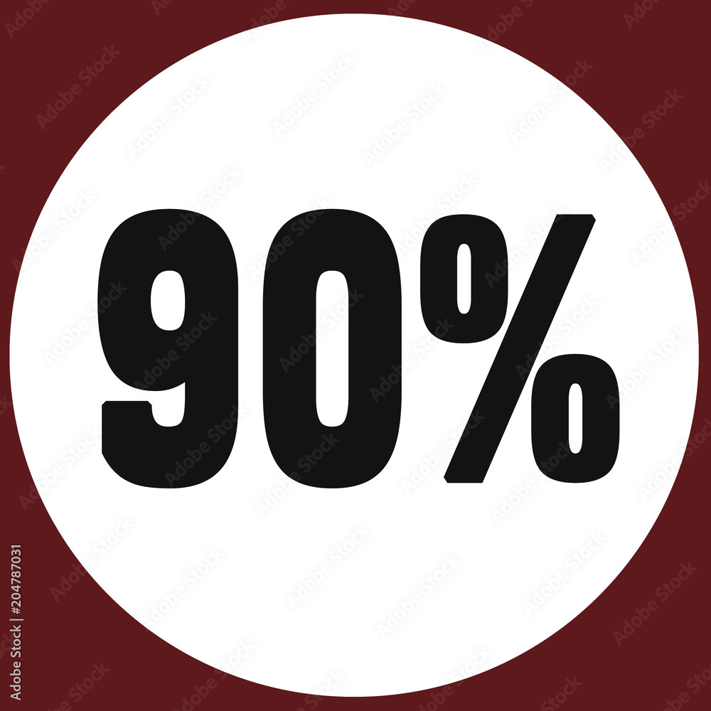 90% Percent Discount, Sale Up, Special Offer, Discount Tag. 90% Percent Discount, Sale Up, Special Offer, Discount Tag.