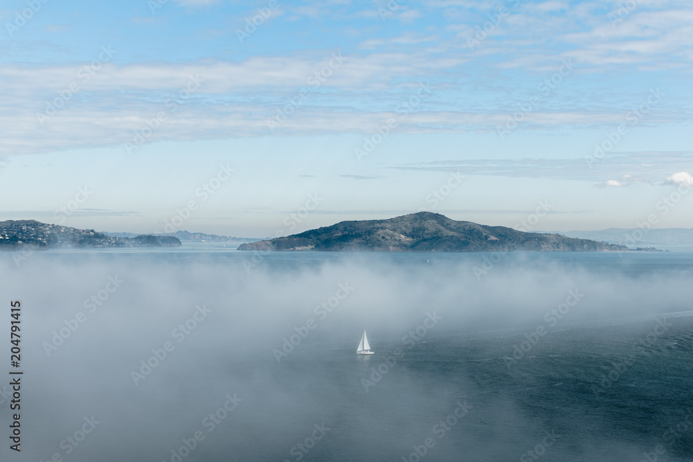 Sailing through fog Sailing through fog