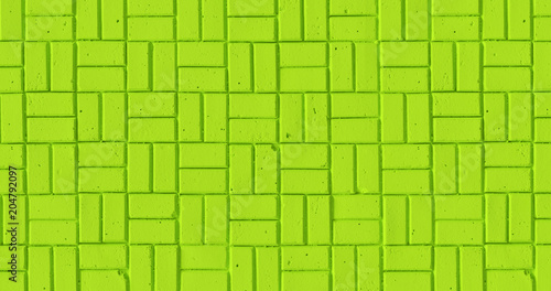 Green Brick pattern textured background