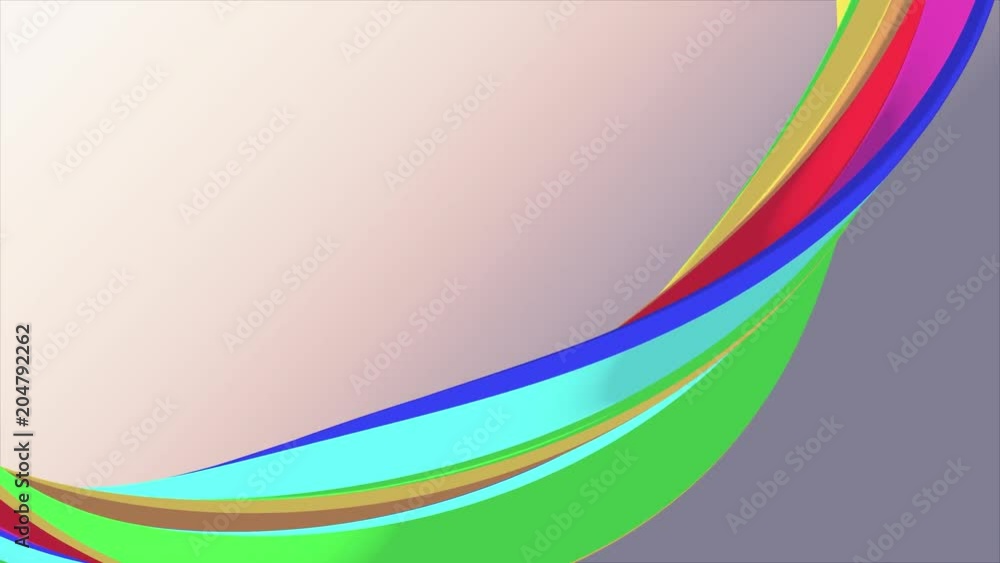 Soft colors 3D curved rainbow marshmallow rope candy seamless loop abstract shape animation background new quality universal motion dynamic animated colorful joyful video footage Soft colors 3D curved rainbow marshmallow rope candy seamless loop abstract shape animation background new quality universal motion dynamic animated colorful joyful video footage