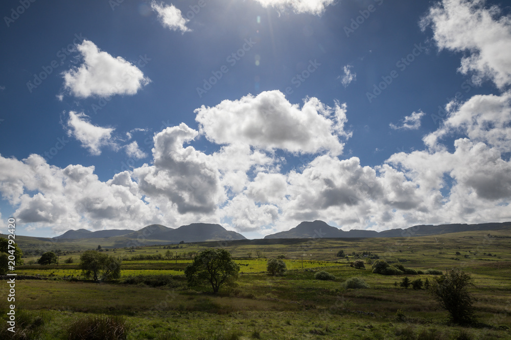 Wolken über Snowdonia - Wales