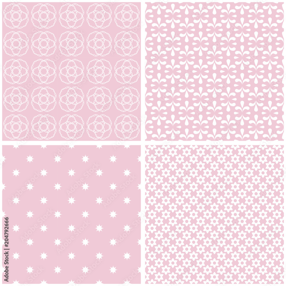 Different vector seamless patterns. Different vector seamless patterns.
