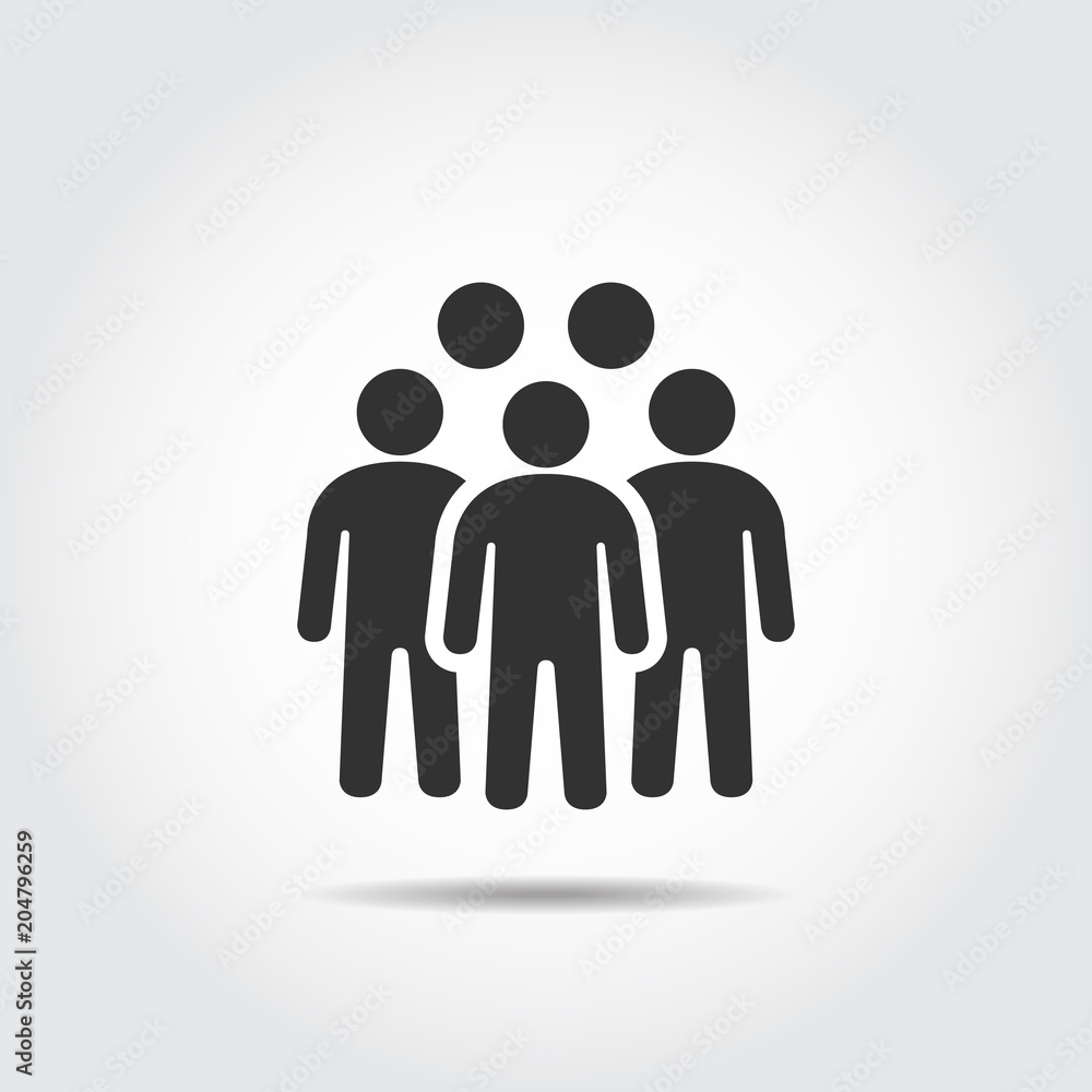 People Icon work group Team Vector People Icon work group Team Vector
