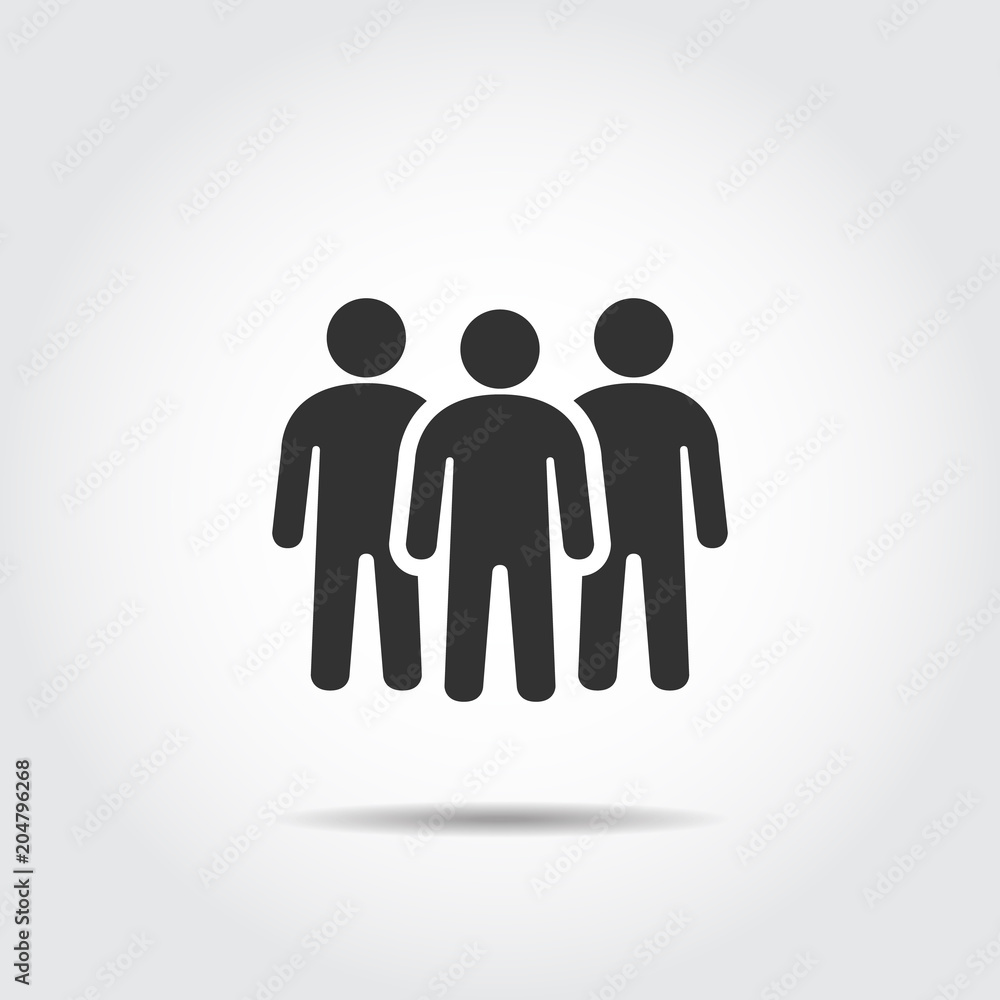 People Icon work group Team Vector People Icon work group Team Vector
