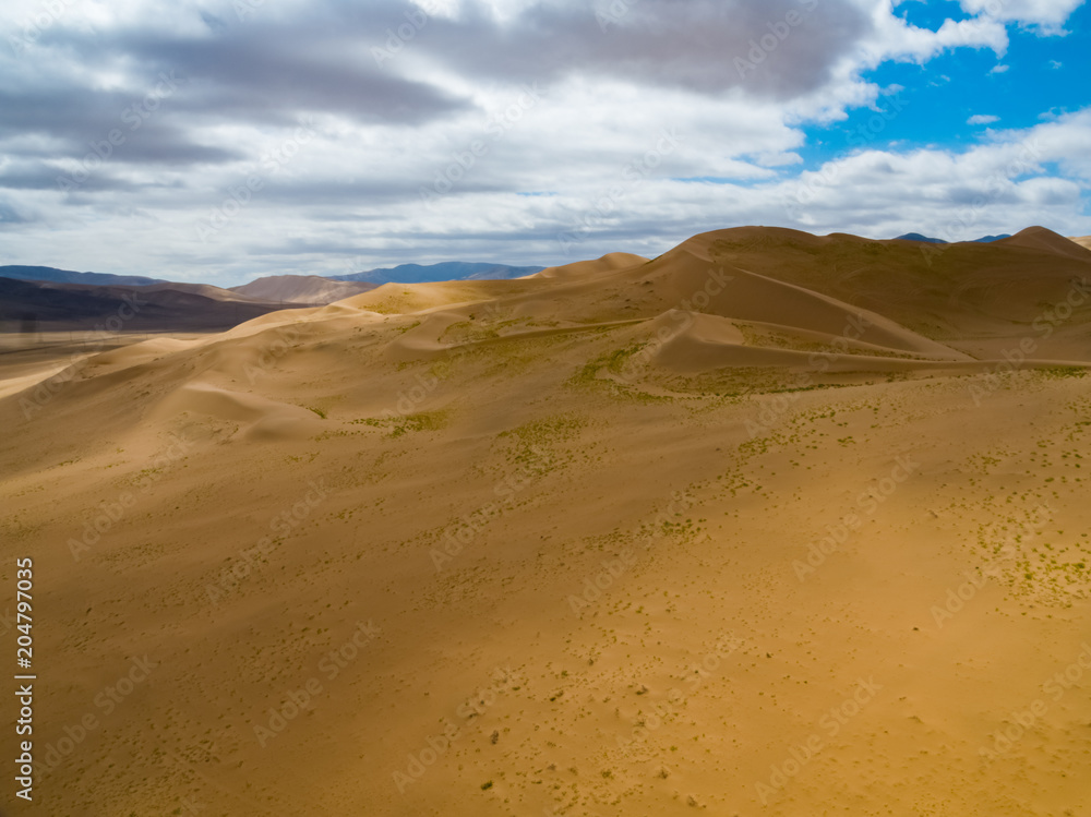 Large dunes in the Atacama desert, near the city of Copiapo, Northern Chile