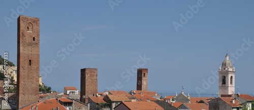 Noli an der ligurischen Riviera (Italien)