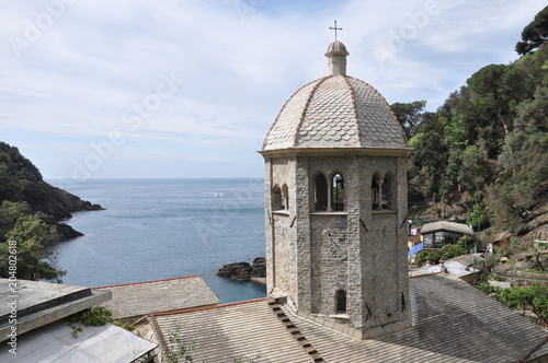 Kloster San Fruttuoso an der ligurischen Riviera bei Portofino und Camogli