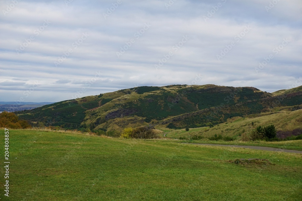 View to Arthur's seat from Calton Hill View to Arthur's seat from Calton Hill