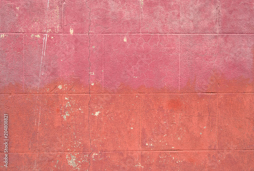 Pink brick wall texture Concrete grungy background wallpaper