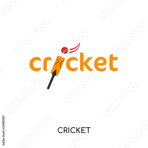 cricket logo isolated on white background
