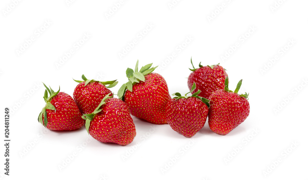 strawberry in a white background strawberry in a white background