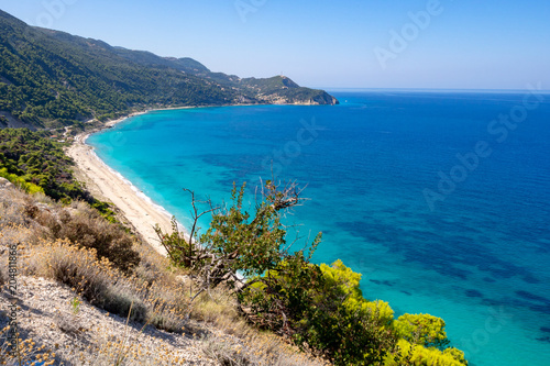 Fototapeta Naklejka Na Ścianę i Meble -  Pefkoulia beach on Lefkada
