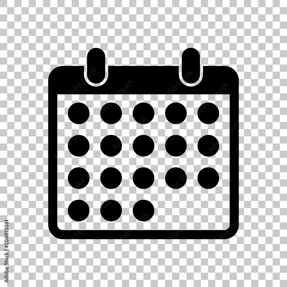 simple calendar icon. On transparent background. Stock Vector | Adobe Stock simple calendar icon. On transparent background. Stock Vector | Adobe Stock