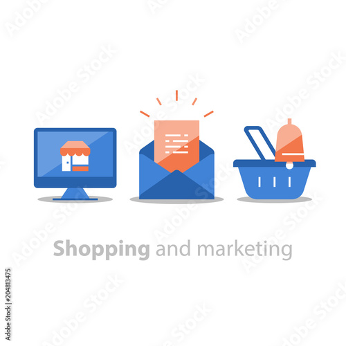 Abandoned cart email remainder, online shopping and marketing strategy, news letter subscription, sales improvement