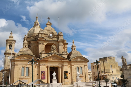 Basilica of St. Peter and Paul of Nadur on island Gozo, Malta