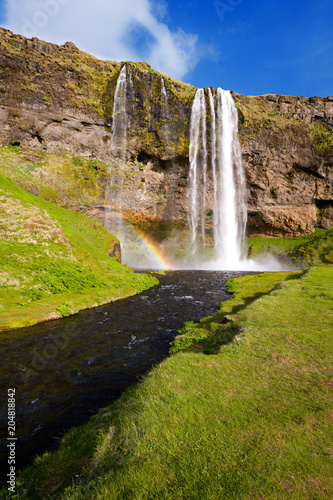 Beautiful Waterfall  Iceland