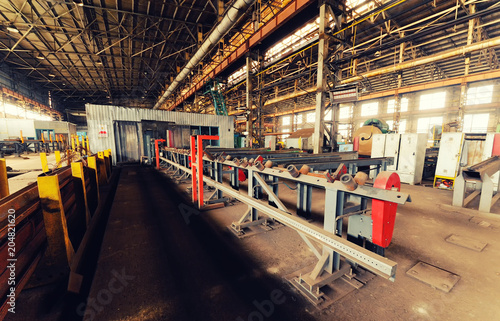 Interior of industrial or metallurgical plant
