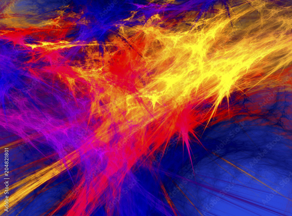 abstract background composed of fractal shapes and colors on intense color, design for posters background of web page or advertising abstract background composed of fractal shapes and colors on intense color, design for posters background of web page or advertising