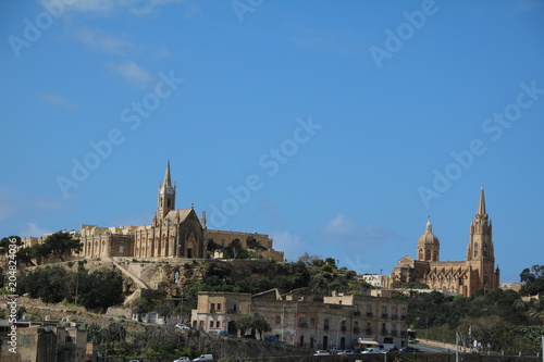 Harbor town of Mġarr in Gozo Island Malta at Mediterranean Sea  © ClaraNila