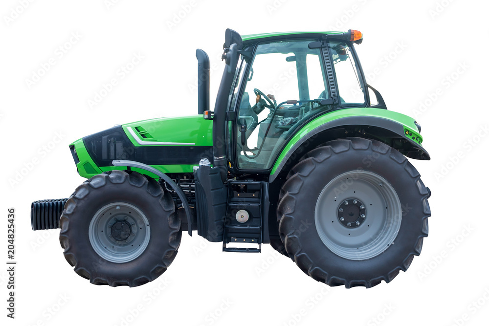Fototapeta premium Tractor isolated on white background