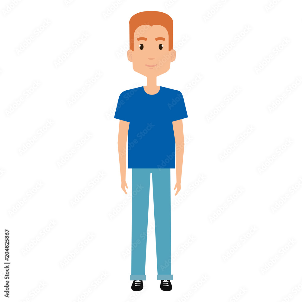 young man avatar character vector illustration design young man avatar character vector illustration design