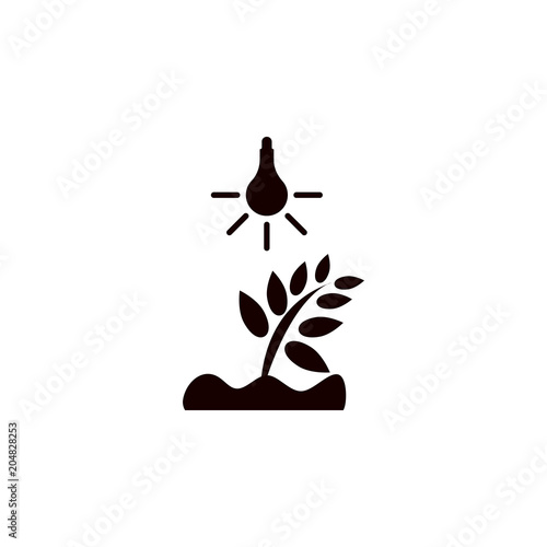 plant photocell icon. Element of farm for mobile concept and web apps. Detailed plant photocell icon can be used for web and mobile. Premium icon