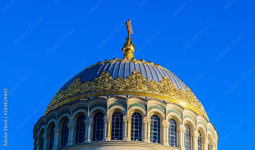 Obraz premium beautiful Cathedral in Kronstadt