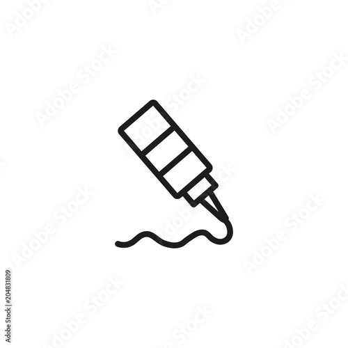 Bottle of glue icon