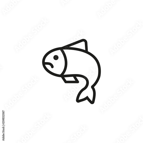 Sad fish icon