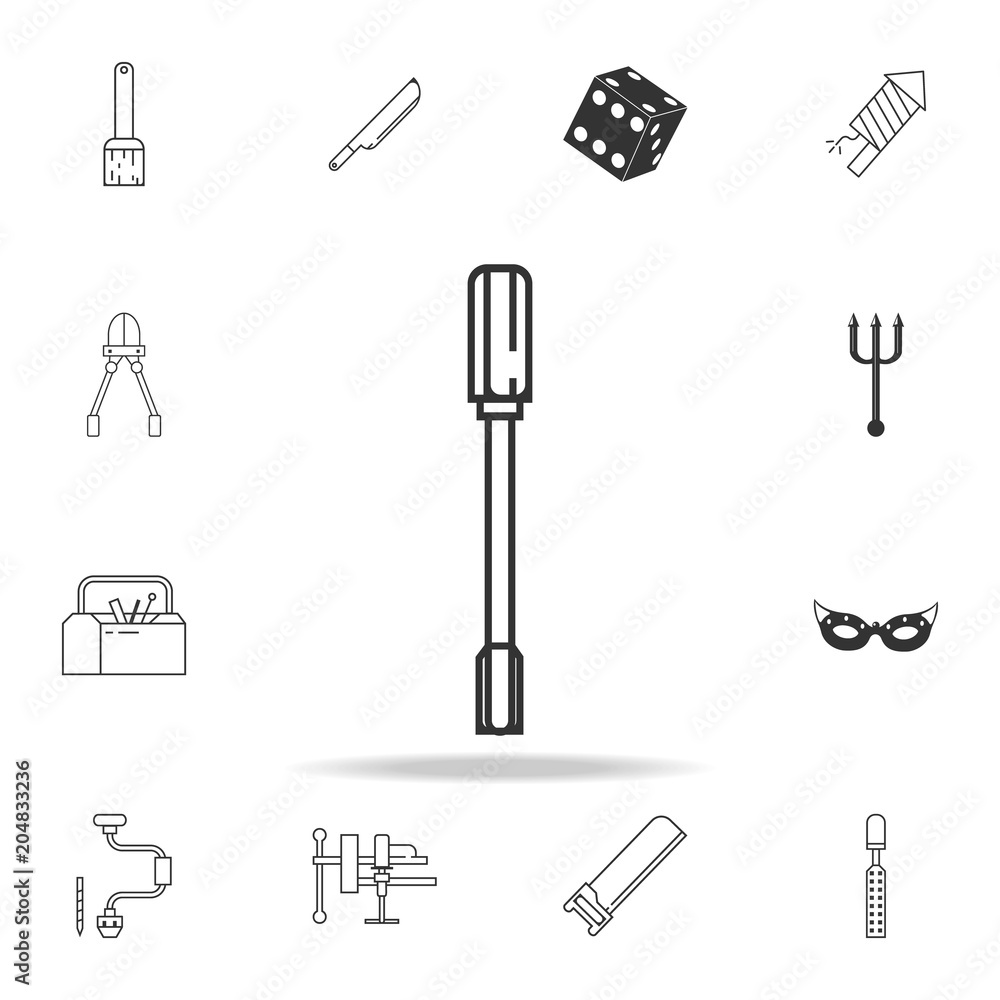 screwdrivers icon. Detailed set of web icons and signs. Premium graphic design. One of the collection icons for websites, web design, mobile app screwdrivers icon. Detailed set of web icons and signs. Premium graphic design. One of the collection icons for websites, web design, mobile app