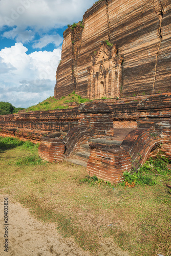 Pahtodawgyi Pagoda, Mingun, Mandalay region, Myanmar photo