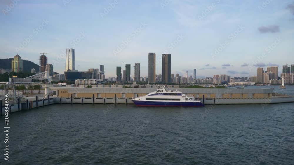 evening shenzhen city famous cruise terminal terrace slow motion panorama 4k china
evening shenzhen city famous cruise terminal terrace slow motion panorama 4k china