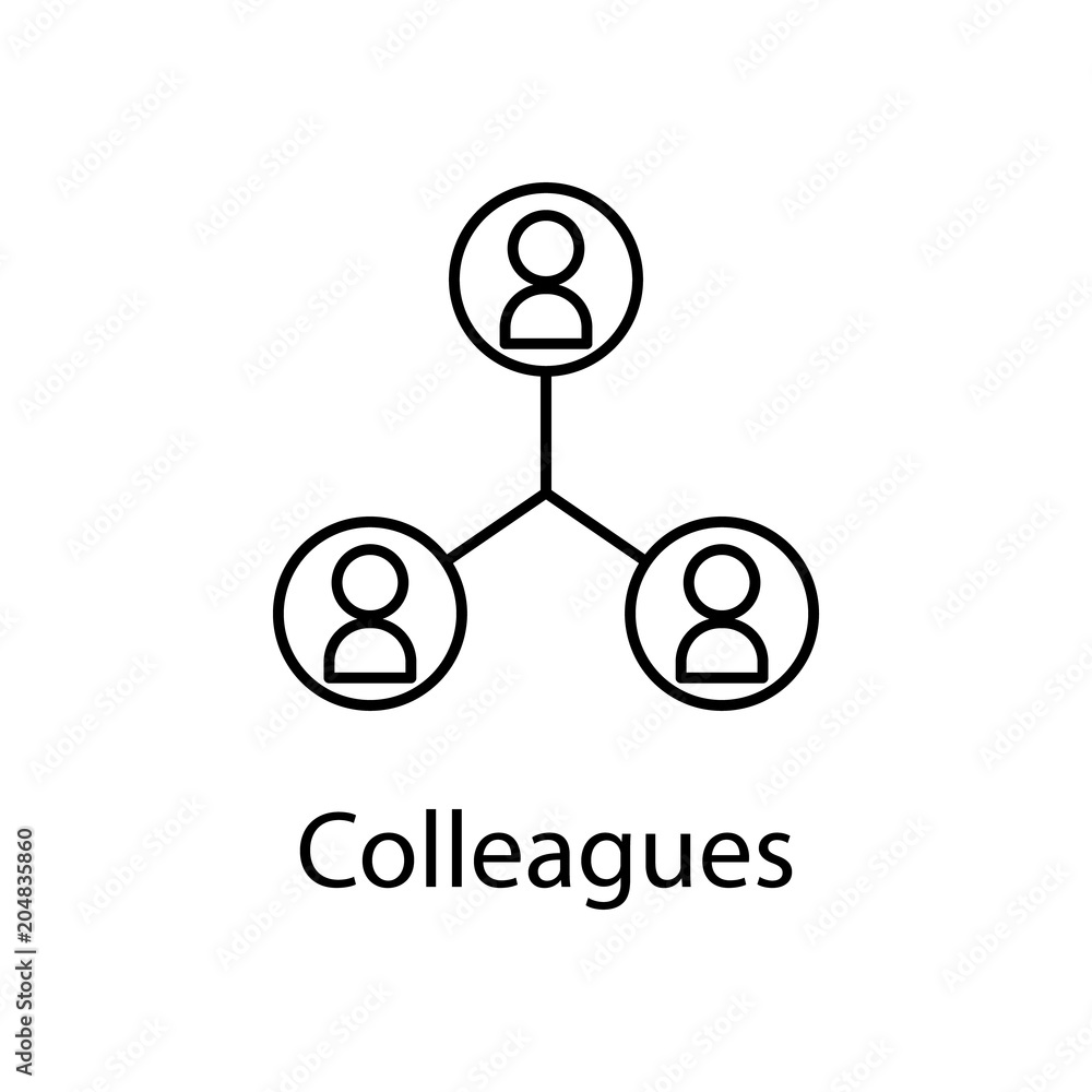 colleagues chain icon. Element of web icon with name for mobile concept and web apps. Detailed colleagues chain icon can be used for web and mobile. Premium icon colleagues chain icon. Element of web icon with name for mobile concept and web apps. Detailed colleagues chain icon can be used for web and mobile. Premium icon