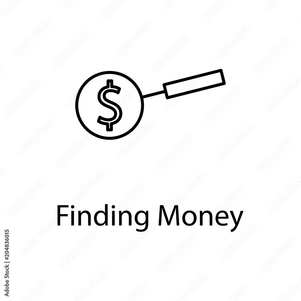 finding money icon. Element of web icon with name for mobile concept and web apps. Detailed finding money icon can be used for web and mobile. Premium icon finding money icon. Element of web icon with name for mobile concept and web apps. Detailed finding money icon can be used for web and mobile. Premium icon
