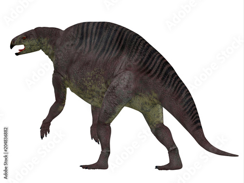 Lotosaurus Dinosaur Tail - Lotosaurus adentis was a herbivorous poposauroid dinosaur that lived in China during the Triassic Period. © Catmando