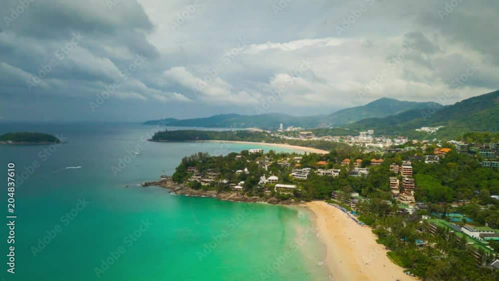 sunny day phuket island famous crowded beach aerial down view 4k timelapse thailand
sunny day phuket island famous crowded beach aerial down view 4k timelapse thailand