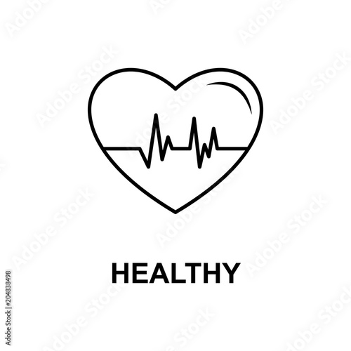 palpitation icon. Element of treatment with name for mobile concept and web apps. Thin line palpitation icon can be used for web and mobile. Premium icon