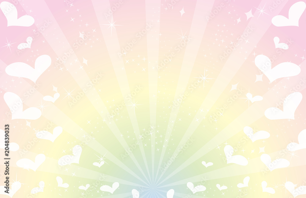 ハート パステルカラー背景 Stock Vector Adobe Stock ハート パステルカラー背景 Stock Vector Adobe Stock