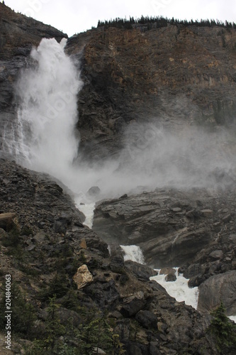 Canada Waterfalls Beautiful Landscape Scenery Banff National Park Yoho National Park