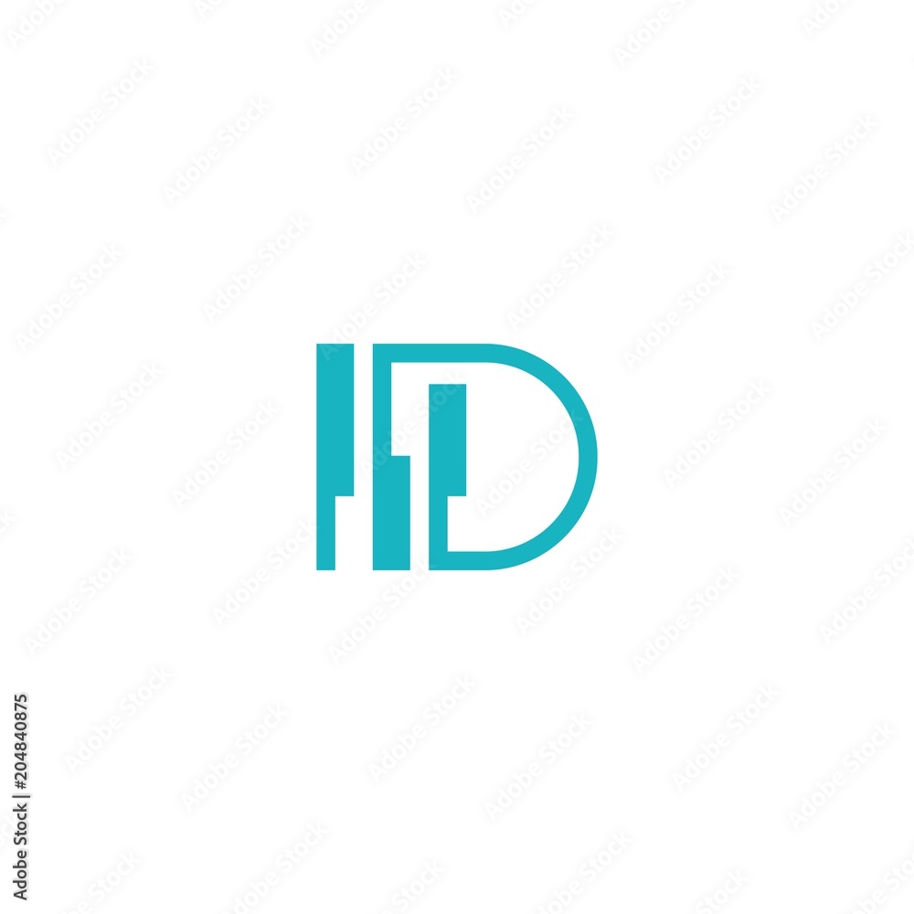 Letter D Razor Sharp Creative Abstract Icon Logo, Simple vector logo in a contemporary style. Cutlery, a sharp knife and the letter d. Letter D Razor Sharp Creative Abstract Icon Logo, Simple vector logo in a contemporary style. Cutlery, a sharp knife and the letter d.