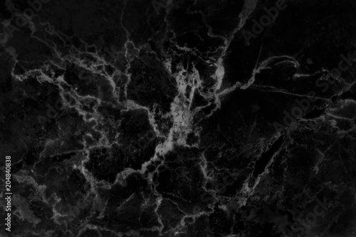 Black marble texture in natural pattern with high resolution for background and design art work. Tiles stone floor. © Nattha99