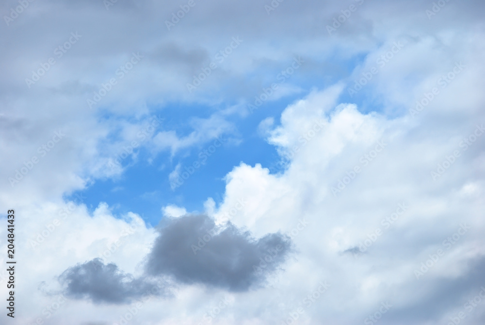 Obraz premium White and gray clouds