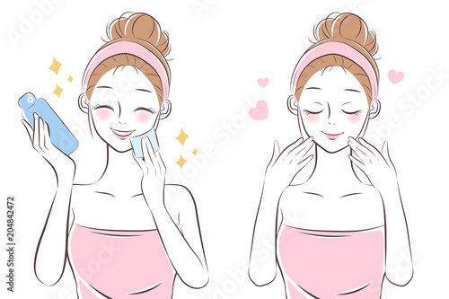 beauty skincare woman