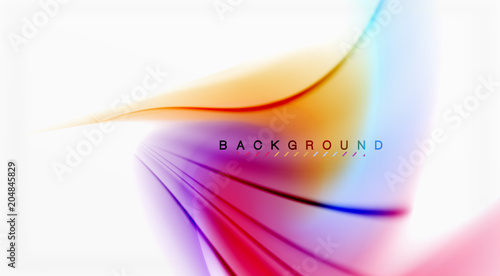 Swirl fluid flowing colors motion effect  holographic abstract background