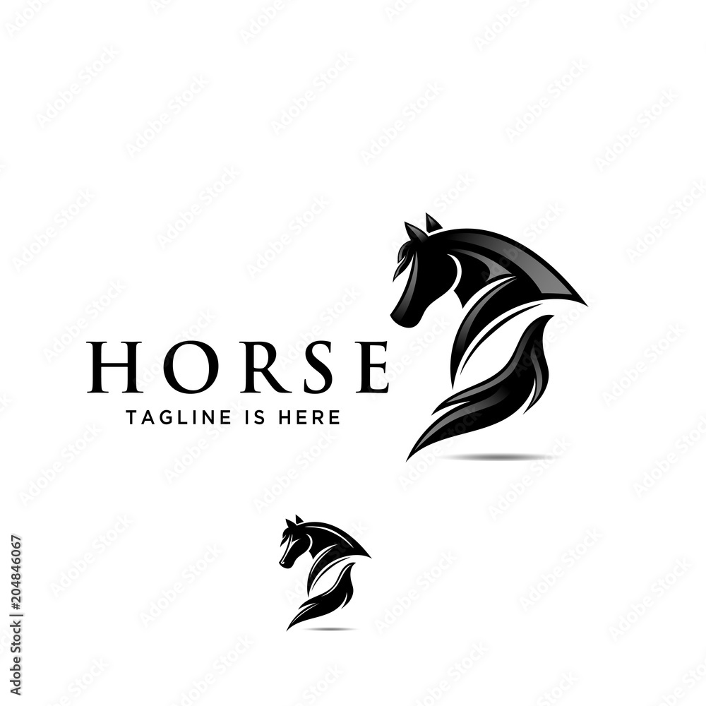 horse back, ass view back side horse logo horse back, ass view back side horse logo