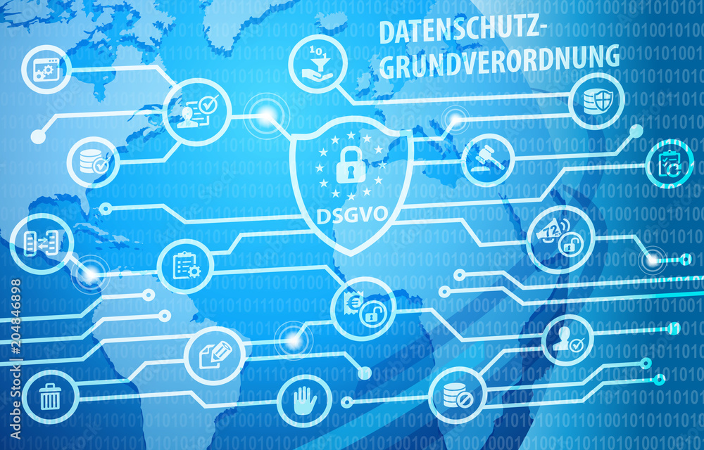 DSGVO General Data Protection Regulation Notification Background