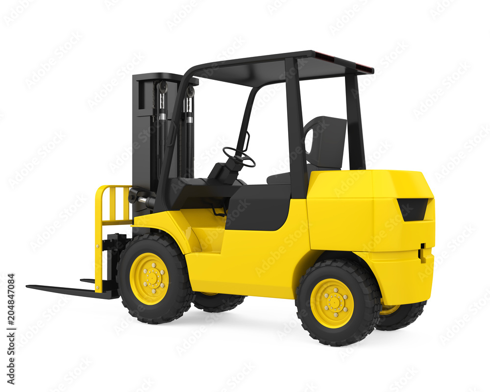 Forklift Truck Isolated Forklift Truck Isolated